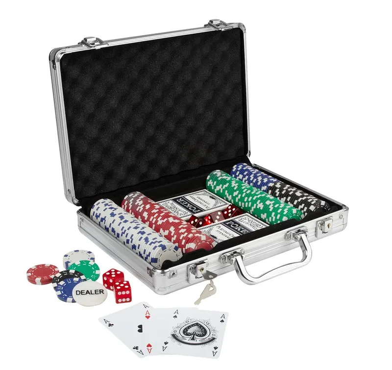 MALETÍN DE POKER BELLAGIO JM 004- Plata — clave JM 004-
