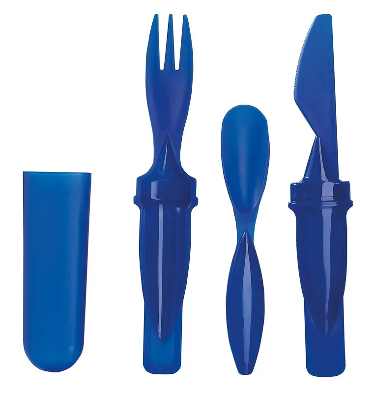 CUBIERTOS PICNIC KTC 009 Azul — clave KTC 009