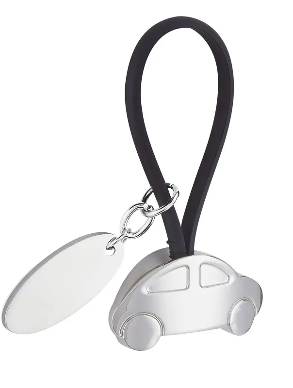 LLAVERO AUTO CON PLACA M 2080 Negro — clave M 2080