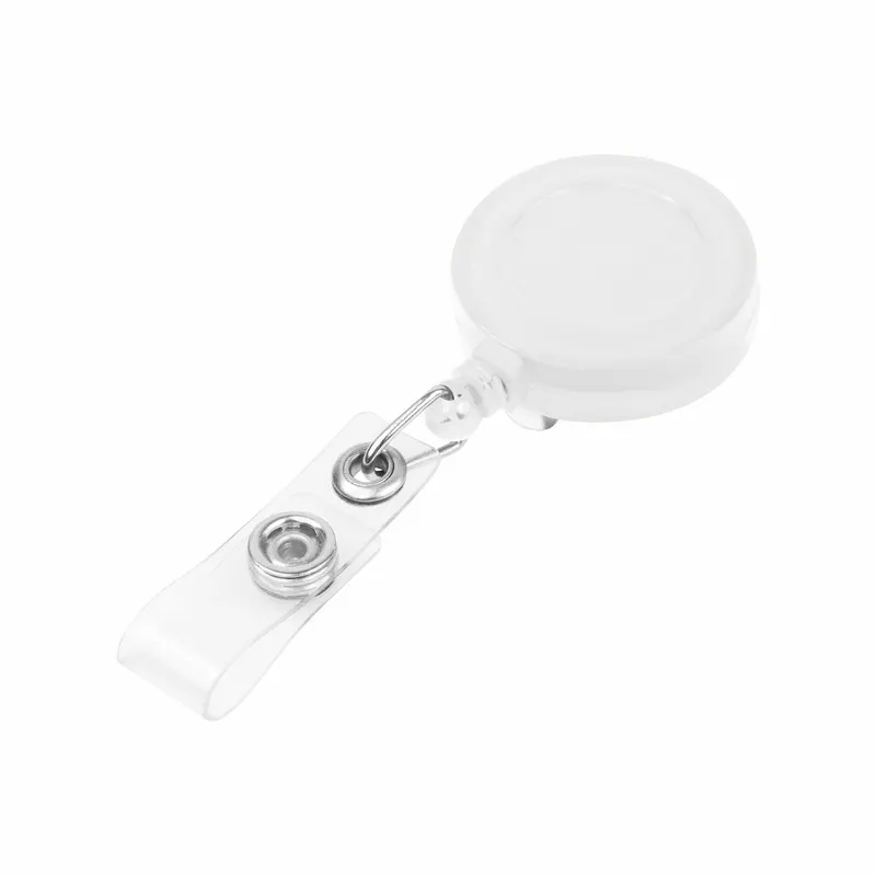 PORTAGAFETE RETRÁCTIL PRO 027 Blanco — clave PRO 027