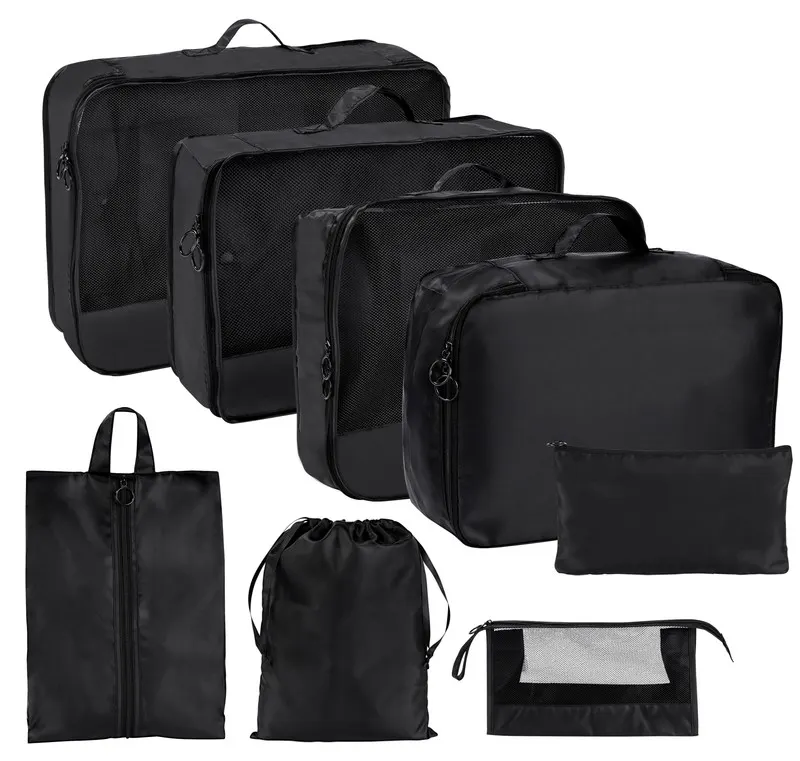 SET ORGANIZADOR DE VIAJE DEVIKA PRO 092 Negro — clave PRO 092