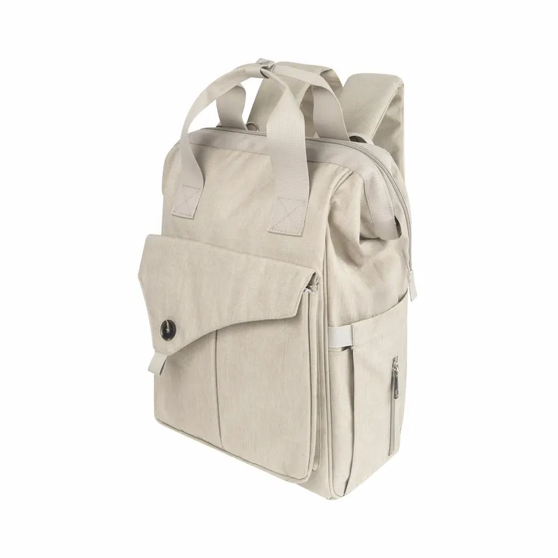MOCHILA PAÑALERA NAHIA SIN 292 Beige — clave SIN 292