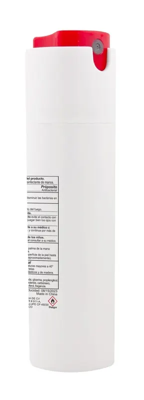 SANITIZANTE ZANTE SLD 018 Rojo — clave SLD 018