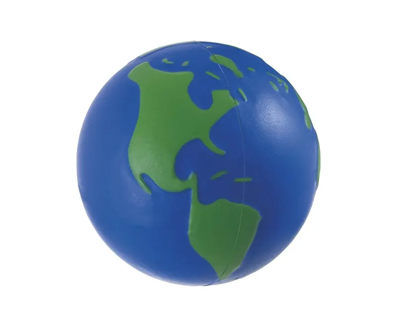 PELOTA ANTI-STRESS MUNDO SOC 013 W- Azul — clave SOC 013 W-