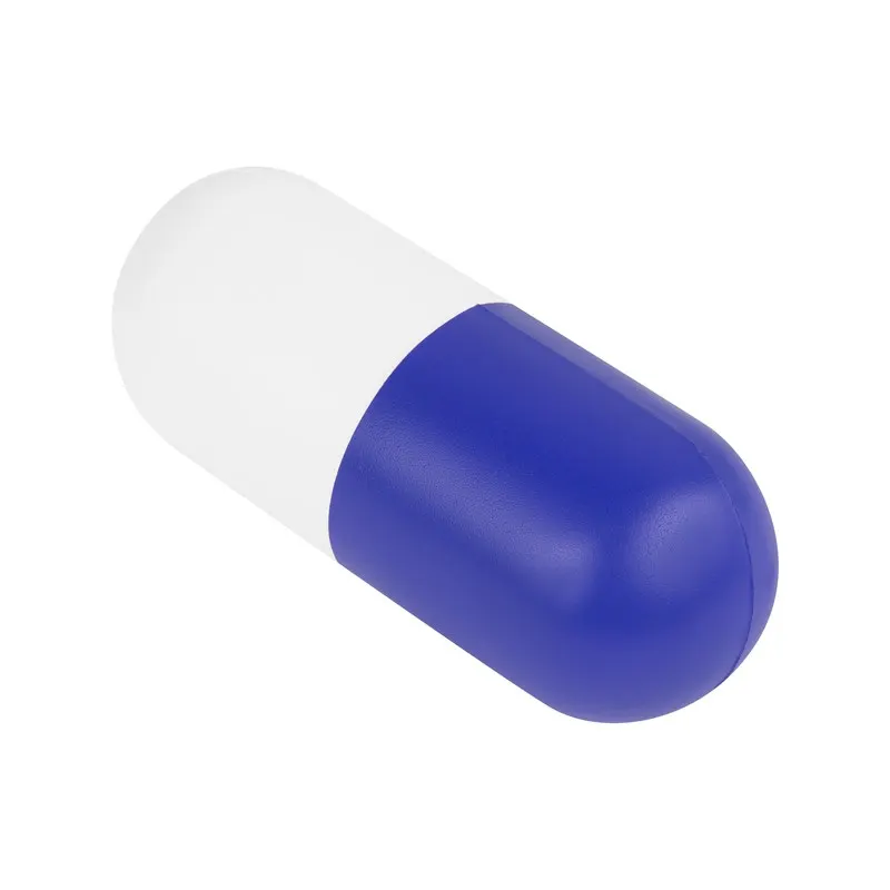 ANTI-STRESS EN FORMA DE CAPSULA SOC 065 Azul — clave SOC 065