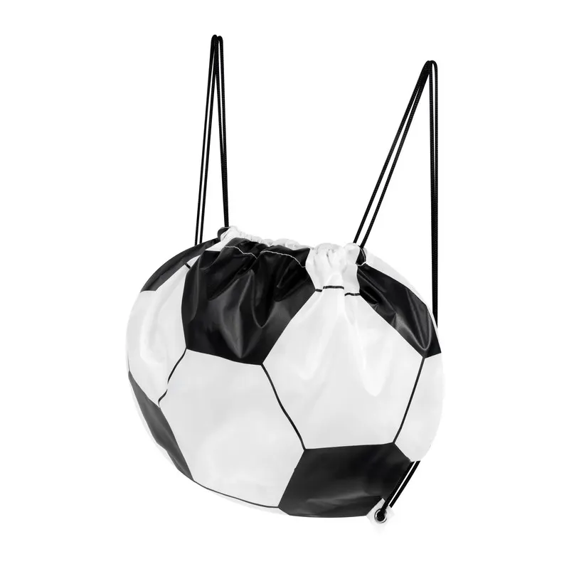 BOLSA-MOCHILA SOCCER SOC 414 Blanco con negro — clave SOC 414