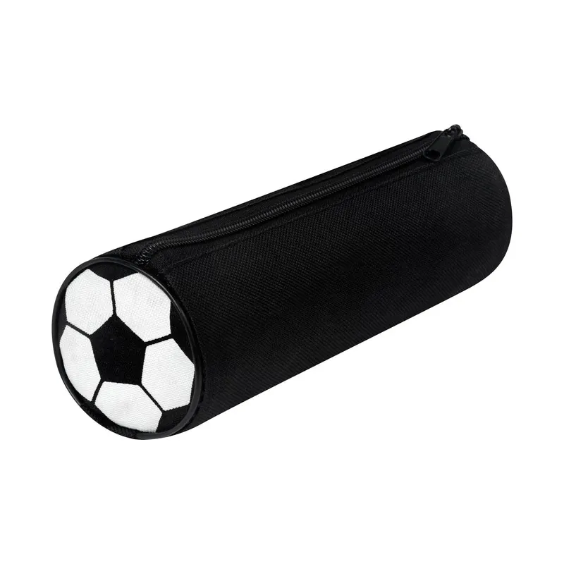 ESTUCHE ESCOLAR SOCCER SOC 974 Blanco con negro — clave SOC 974