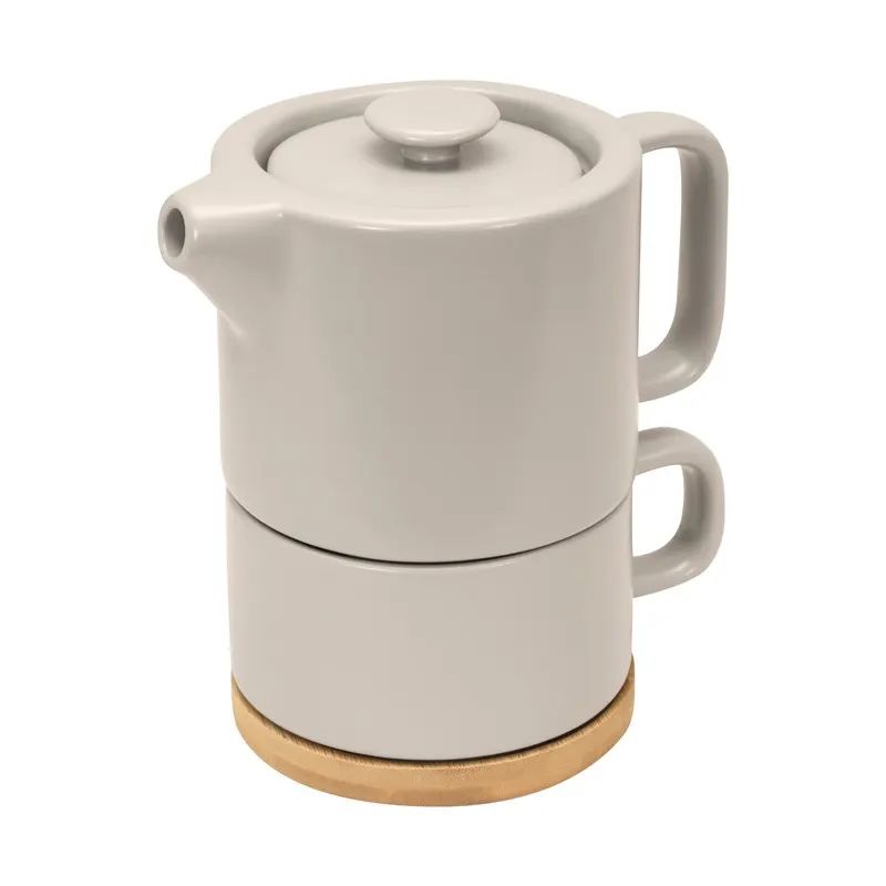 TAZA TETERA HUNNI TAZ 066 Beige — clave TAZ 066