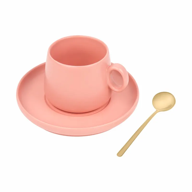 SET DE TAZA ZAPHIR TAZ 076 Rosa — clave TAZ 076