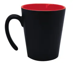 TAZA CONICA MATE 12 OZ MALBEC A2153 ROJO