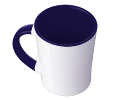 TAZA CONICA BICOLOR 14 OZ BICOLOR ARLES A2154 COBALTO