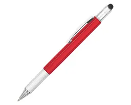 BOLÍGRAFO DE PLÁSTICO CON TOUCH HEXA A2252 ROJO