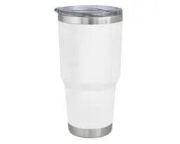 TERMO DOBLE PARED ACERO PARA AUTO DENZEL A2319 BLANCO