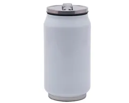 TERMO EN FORMA DE LATA NERIS DE SUBLIMACIÓN 300 ML. A2405 BLANCO