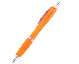 BOLÍGRAFO DE PLÁSTICO AMIRA DE TINTA AZUL A2416A NARANJA