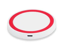BASE CARGADOR INALÁMBRICO CAP. 1500 mAh TESLA A2454 ROJO