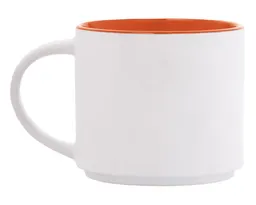 TAZA BICOLOR 15 OZ BABEL A2472 NARANJA