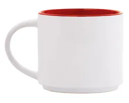 TAZA BICOLOR 15 OZ BABEL A2472 ROJO