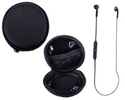 AUDÍFONOS BLUETOOTH MANOS LIBRES CON ESTUCHE PARA GUARDAR SAURUS A2514 NEGRO
