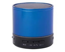 BOCINA BLUETOOTH MANOS LIBRES CON LUZ SILK A2561 AZUL