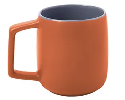 TAZA BICOLOR MATE 14 OZ ELVIS A2633 NARANJA