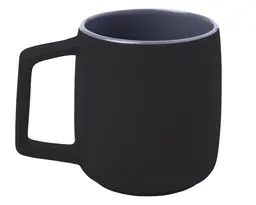 TAZA BICOLOR MATE 14 OZ ELVIS A2633 NEGRO