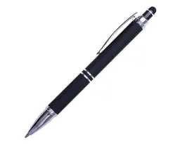BOLÍGRAFO DE ALUMINIO STEVIA DE TINTA AZUL A2671A NEGRO