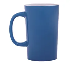 TARRO CÓNICO BICOLOR 15 OZ LATTE A2713 AZUL CLARO