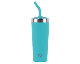 TERMO DOBLE PARED ACERO INOXIDABLE 22 OZ. NAYAD TROUPER A2779 TURQUESA