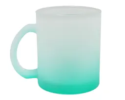 TARRO SATINADO BICOLOR DE SUBLIMACIÓN 11 OZ RAINBOW A2798 VERDE