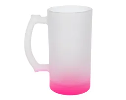 TARRO CERVECERO SATINADO BICOLOR DE SUBLIMACIÓN 16 OZ CHELADO A2799 ROSA