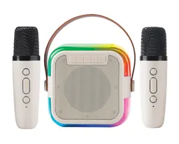 BOCINA KARAOKE CON LUZ MULTICOLOR POPSTAR A2812 BEIGE