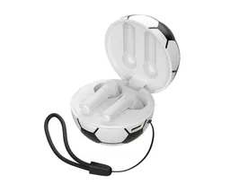 AUDÍFONOS INALÁMBRICOS CON ESTUCHE DE BALÓN DE SOCCER GOAL A2830 BLANCO