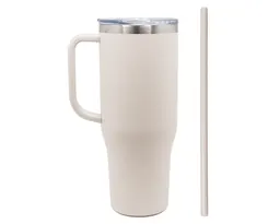 TERMO DE ACERO INOXIDABLE DE 1,200 ML. BARNEY A2915 BEIGE