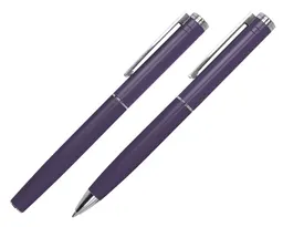 SET DE BOLÍGRAFOS DE METAL MOZART A2941 MORADO