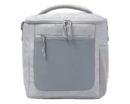 HIELERA/LONCHERA TÉRMICA TEXTURIZADA DEMIAN A2944 GRIS