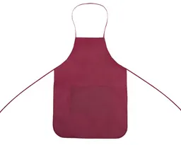 MANDIL DE NON WOVEN CON BOLSA FRONTAL OROPEZA A2979 VINO