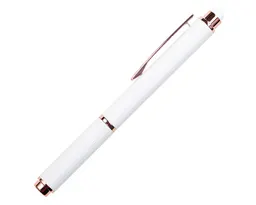BOLÍGRAFO DE ALUMINIO CON TAPA Y TOUCH SCREEN LOHAN A2985 BLANCO