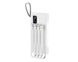 BATERÍA DE CARGA RÁPIDA CAP. 10000 mAh 4 EN 1 ELIOT A3002 BLANCO