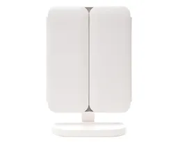 ESPEJO RECARGABLE CON LUZ LED AFRODITA A3029 BLANCO
