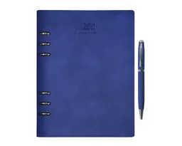 AGENDARIO ORGANIZADOR CON ARILLOS HILTON A3045 AZUL
