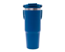 TERMO DE ACERO INOXIDABLE DE 900 ML. KARRY A3049 AZUL