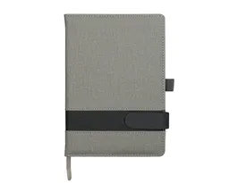 LIBRETA A5 CON CORREA MÁGNETICA BETHOVEN A3097 GRIS