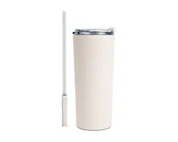 TERMO DE ACERO INOXIDABLE DE 600 ML. DINO A3105 BLANCO