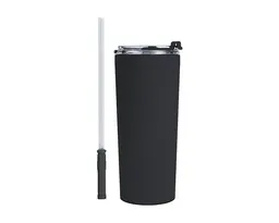 TERMO DE ACERO INOXIDABLE DE 600 ML. DINO A3105 NEGRO