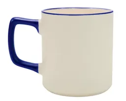 TARRO DE SUBLIMACIÓN CON ASA Y FILO DE COLOR 13.5 OZ SABRINA A3133 AZUL COBALTO
