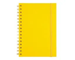 LIBRETA A5 CON ARILLO METÁLICO RULFO A3160 AMARILLO