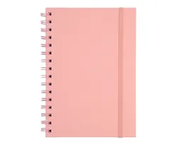 LIBRETA A5 CON ARILLO METÁLICO RULFO A3160 PALO DE ROSA