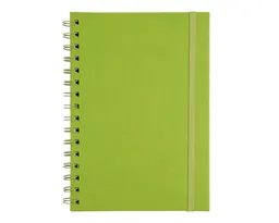 LIBRETA A5 CON ARILLO METÁLICO RULFO A3160 VERDE CLARO