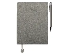 AGENDARIO CON BOLÍGRAFO VENECIA A3167 GRIS